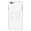moustache touch my beard iPhone 6/6s Plus Case