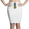 Pineapple Bomb Pocket Pencil Skirts