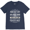 And 8th Day God Look Down So God Made A Pisces Guy V-Neck Tee