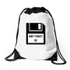 Don't Forget Me Disk Drawstring Bags