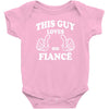 This Guy Loves His Fiance Baby Onesie