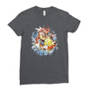 shining splash koi Ladies Fitted T-Shirt