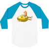 peanut inside 3/4 Sleeve Shirt
