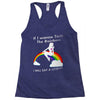 ls mug eat rainbow eat les Racerback Tank