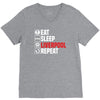 eat sleep liverpool V-Neck Tee