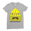 lemongrab unacceptable Ladies Fitted T-Shirt