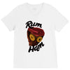 rum ham V-Neck Tee