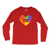 Rainbow Equality Heart Long Sleeve Shirts