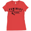 feminist queen Ladies Fitted T-Shirt