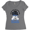 Some Girls Love Diamonds This Girl Loves Balls Women's Triblend Scoop T-shirt