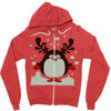 christmas t shirt santa reindeer penguin novelty xmas Zipper Hoodie