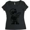 low life Women's Triblend Scoop T-shirt