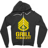 grill sergeant military Zipper Hoodie