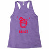 instinct attention gorilla beast Racerback Tank