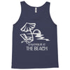 i'd rather be at the beach Tank Top