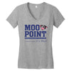 Moo Point Women's V-Neck T-Shirt