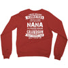 Super Cool Nana Of A Freaking Awesome Grandson Crewneck Sweatshirt