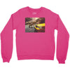dinosaur in newyork Crewneck Sweatshirt