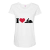 i love jet ski racing Maternity Scoop Neck T-shirt