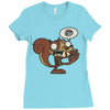 zombie ardilla Ladies Fitted T-Shirt