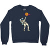 astronaut basketball planet Crewneck Sweatshirt