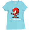 getting swole Ladies Fitted T-Shirt