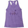 my heart beats for parrots Racerback Tank