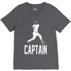 captain pinstripes V-Neck Tee