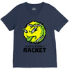 tennis ball racket V-Neck Tee