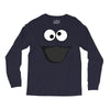 Cookie Monster Face Long Sleeve Shirts
