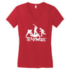 teamwork   mens funny Women's V-Neck T-Shirt
