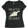 silent but deadly blow Women's Triblend Scoop T-shirt