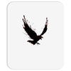 black raven with red eye Mousepad