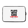 Plays With Cars Laptop sleeve