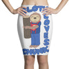 sloth loves chunk Pencil Skirts