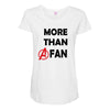 Avengers More Than A Fan Maternity Scoop Neck T-shirt