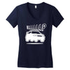 turbo braaap Women's V-Neck T-Shirt