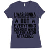 I blame the Fire Nation for my laziness Ladies Fitted T-Shirt