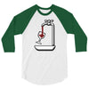 wine 3/4 Sleeve Shirt