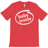 baby inside sticker vinyl decal T-Shirt