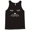 whiskers cat dog cute puppy animal baseball jersey Tank Top