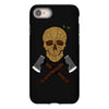 skull wood iPhone 8