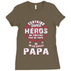papa heros Ladies Fitted T-Shirt