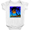 florida palm trees sunset Baby Onesie