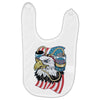 beer eagle graphic Baby Bibs