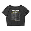 August Girl Facts Leo Crop Top