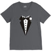 tuxedo long sleeve V-Neck Tee