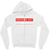 smoking hot writer tee Zipper Hoodie