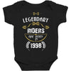 legendary riders are born in 1998 Baby Bodysuit