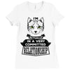 I Am Cat Actually In A Very Commited Relationship Ladies Fitted T-Shirt